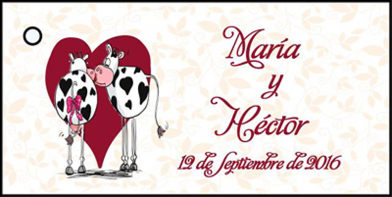 Etiqueta vacas - modelo 17 