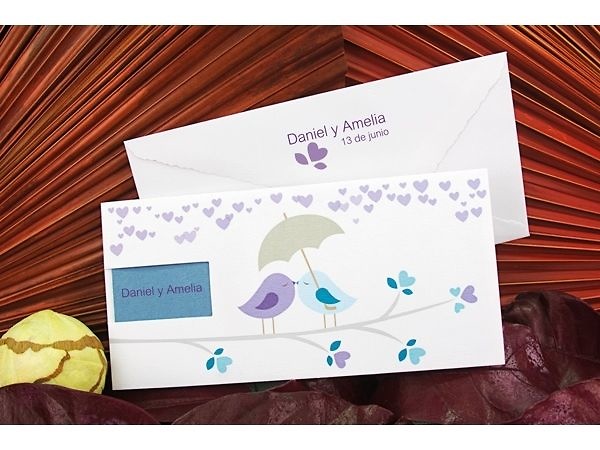 Invitación boda 100666 