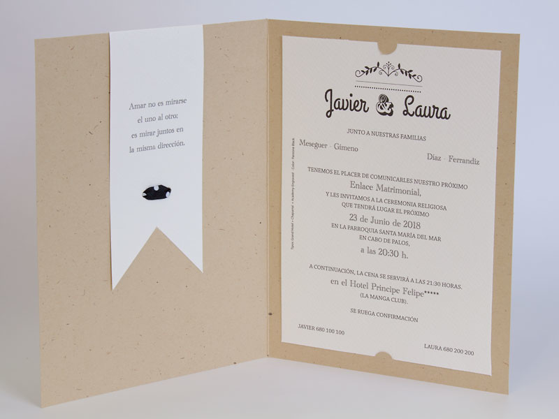 Invitación de boda 100717 