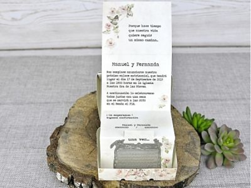 Invitación de boda 39300 