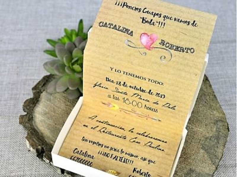 Invitación de boda 39309 