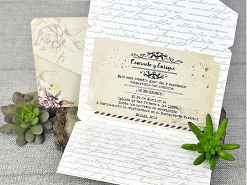 Invitación de boda 39313 