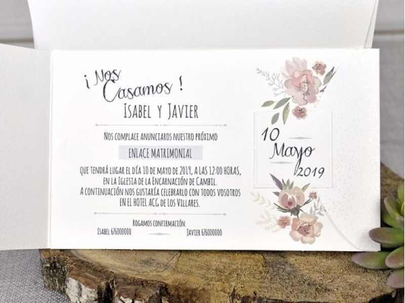 Invitación de boda 39331 