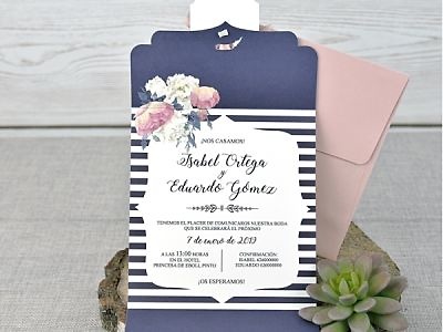 Invitación de boda 39336 