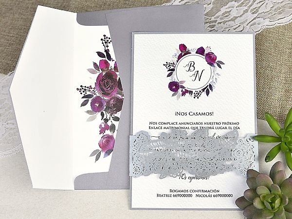 Invitación de boda 39630 