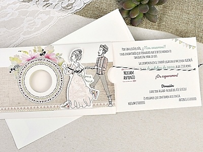 Invitación de boda 39634 