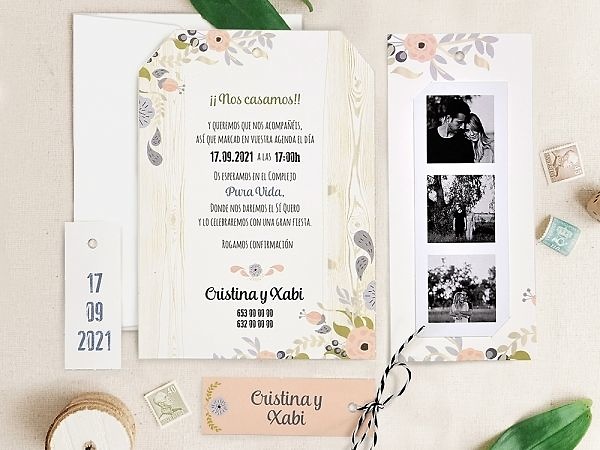 Invitación de boda 39725 