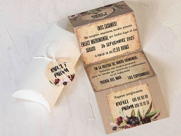 Invitación de boda 39800 