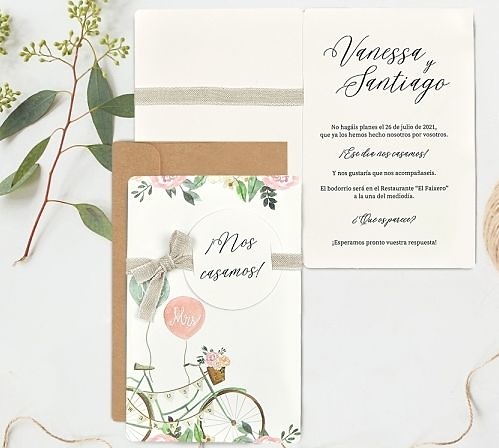 Invitación de boda 