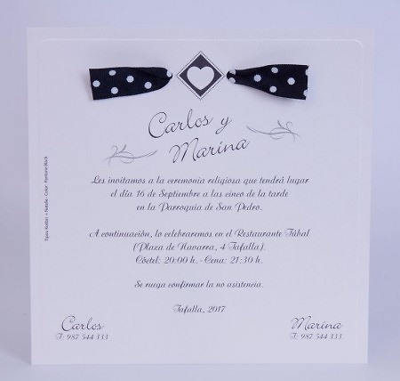 Invitación de boda 100728 