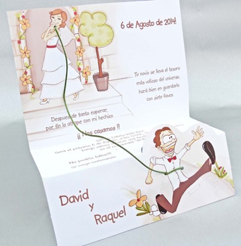 Invitación de boda cardnovel Ref.32820 