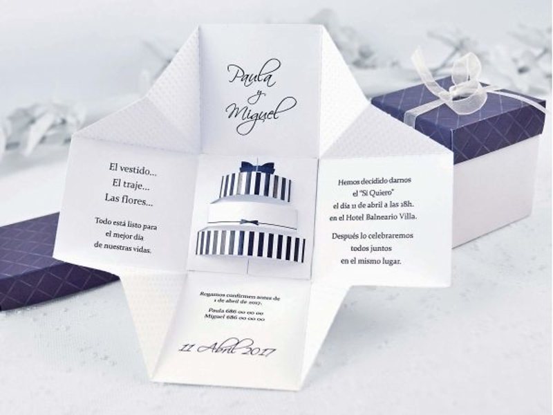 Invitaciones cardnovel ref.39107. 