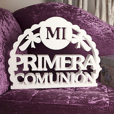 Letras De Corcho Primera Comunión + Figura de Regalo - Letras y Bodas