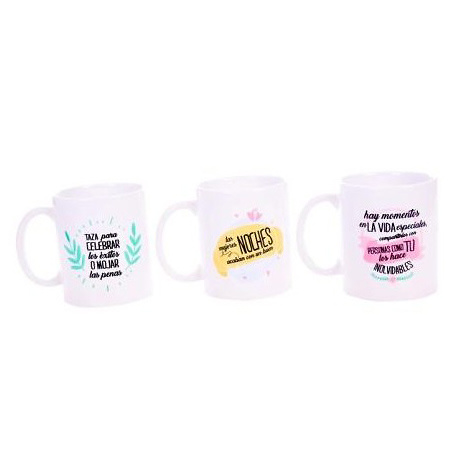 Taza frases mejores deseos 