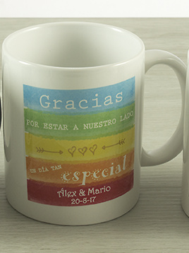 Tazas novios personalizadas - 