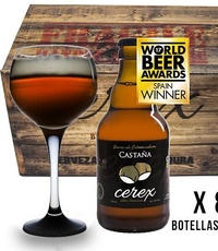 Cerveza artesana Cerex castaña