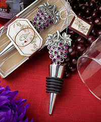 Detalle de boda tapón de vino uvas REf.2126 
