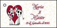 Etiqueta vacas - modelo 17