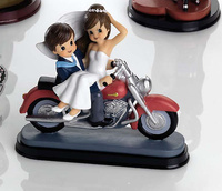 Figura tarta novios en moto ref.2063.