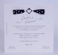 Invitación de boda Ref.100728