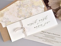 Invitación de boda forro travel 39735